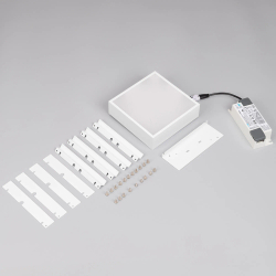 Светильник DL-GRIGLIATO-S140x140-18W Day4000 (WH, 100 deg, 230) (Arlight, IP40 Металл, 5 лет) 045697