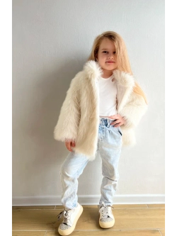 Шуба искусственная демисезонная