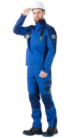 Костюм "Индевор" брюки (т.синий/василек)