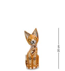 Decor and Gift 99-136 Фигурка «Кошка» н-р из трех 30,25,20 см (албезия, о.Бали)