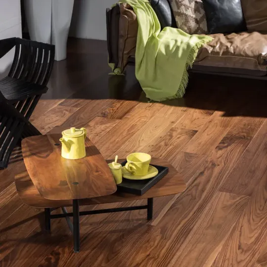 Инженерный паркет Coswick Американский Орех Натуральный (American Walnut Natural) Шелковое масло