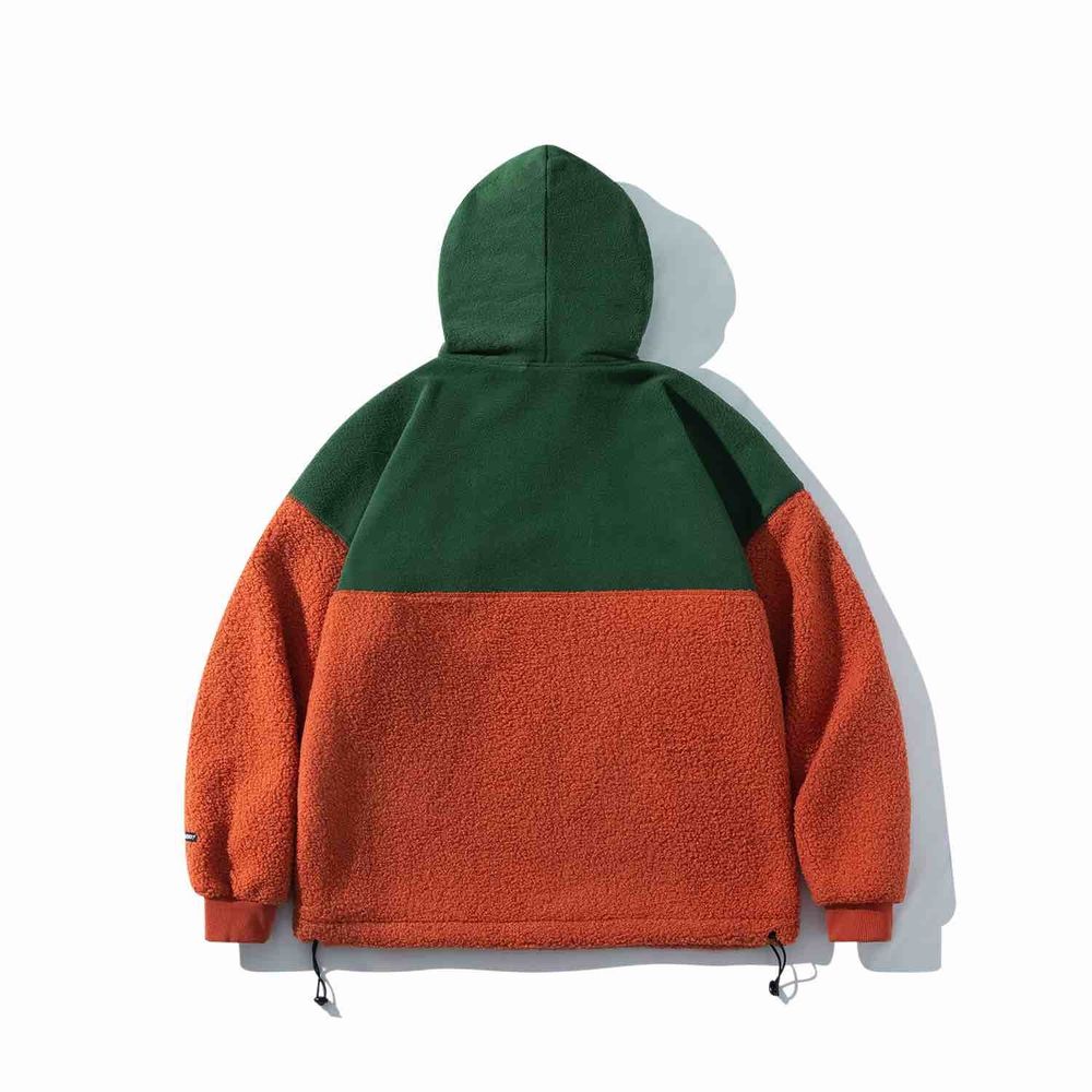 Худи Ymkashix Little Lamb зелено-оранжевый