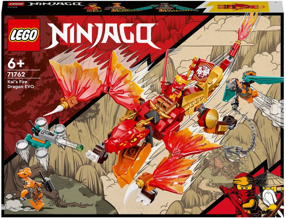 Конструктор LEGO Ninjago 71762 Огненный дракон ЭВО Кая