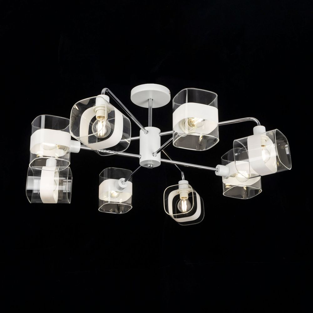 Citilux Бертон CL140180 Люстра потолочная Белая