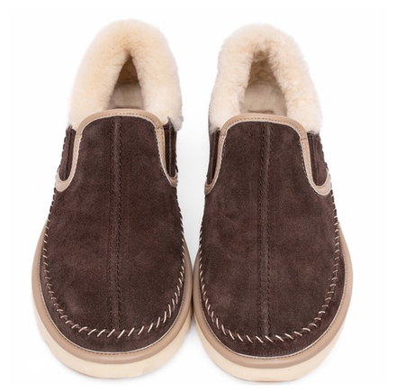 Ugg Mens Stitch Slip On Chocolate