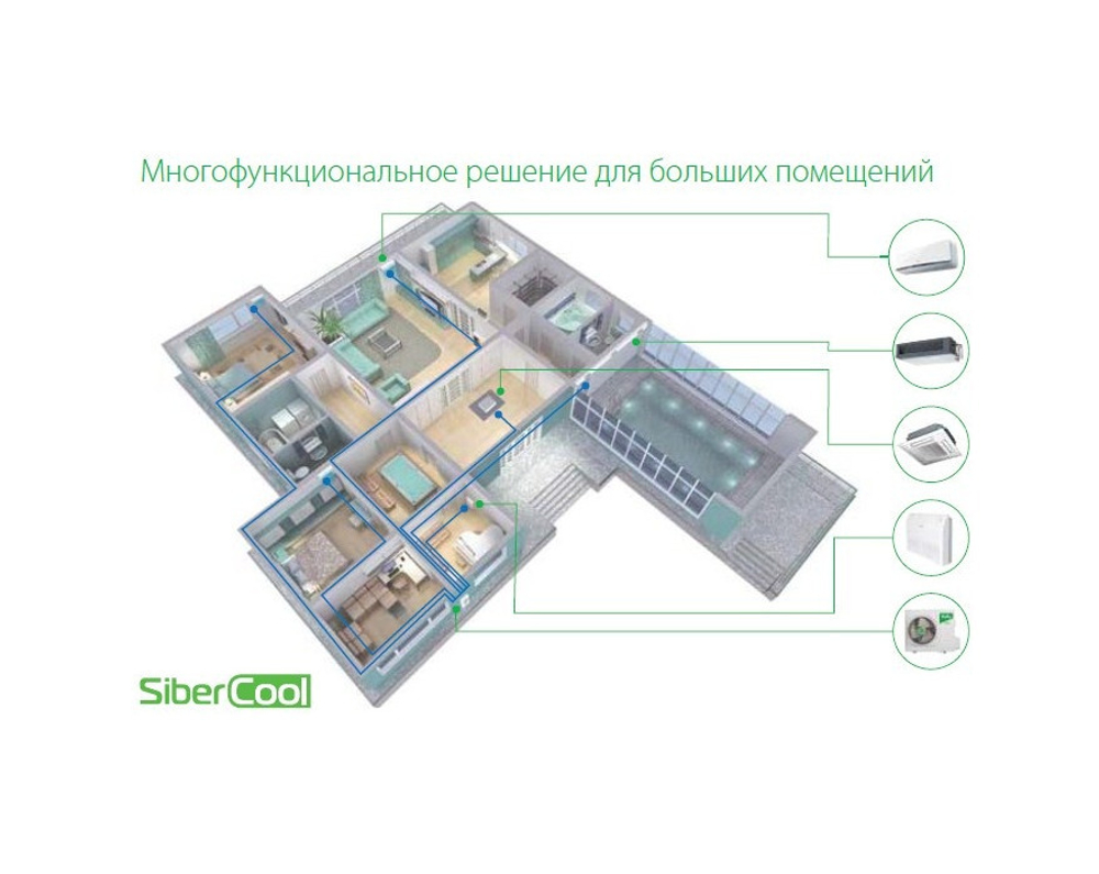 Кассетный блок Ballu Super Free Match BCI-FM/in-18HN1/EU (compact)