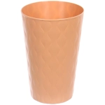 Стакан пластиковый 400мл «Волна» в наборе 4шт, микс цветов