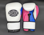 Боксерские перчатки Arcade White/pink/blue