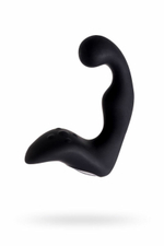 Чёрный изогнутый вибростимулятор простаты Erotist (Цвет: черный)