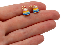 Подвеска "Торт" 10мм, эмаль