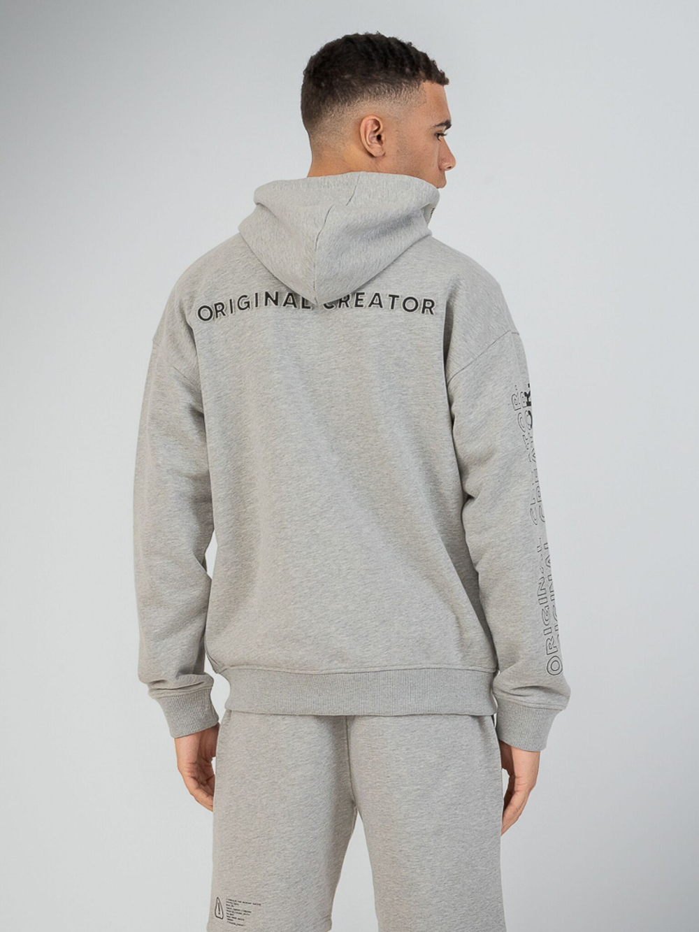Толстовка мужская ORIGINAL CREATOR ERROR_404 ZIP HOODIE, Серый