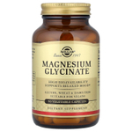 Solgar, Глицинат магния, 90 растительных капсул (120 мг на капсулу)