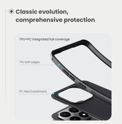 Усиленный защитный чехол от Nillkin для смартфона Xiaomi 15T, серия Super Frosted Shield Pro