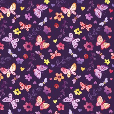 Violet butterfly