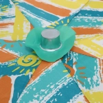 Зонт пляжный D=240 см, h=220 см, «Принт АРТ10025-4», с наклоном и покрытием от нагрева, ДоброСад