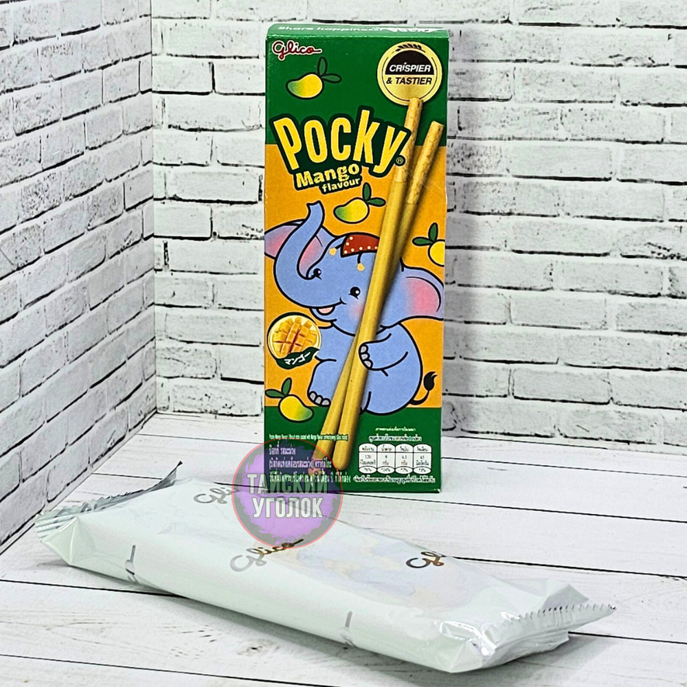 Бисквитные палочки в глазури Pocky Манго 45 гр.