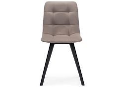 Стул на металлокаркасе Чилли черный / латте