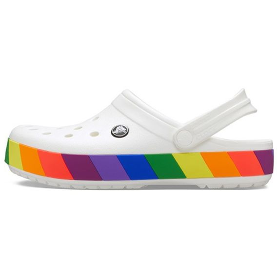 Crocs Rainbow Stripe 'White'