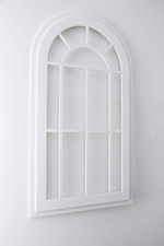 Декор для дома и интерьера "Зеркальное окно-арка" 67х34 см
