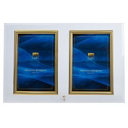 GT 224/-G вертикальная прямая двойная , золото 10х15 | GT