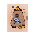 Блокнот детский Basir, с ручкой, формат А6, серия "Капибара", в подарочной упаковке, 48 листов, размер 18*13 см