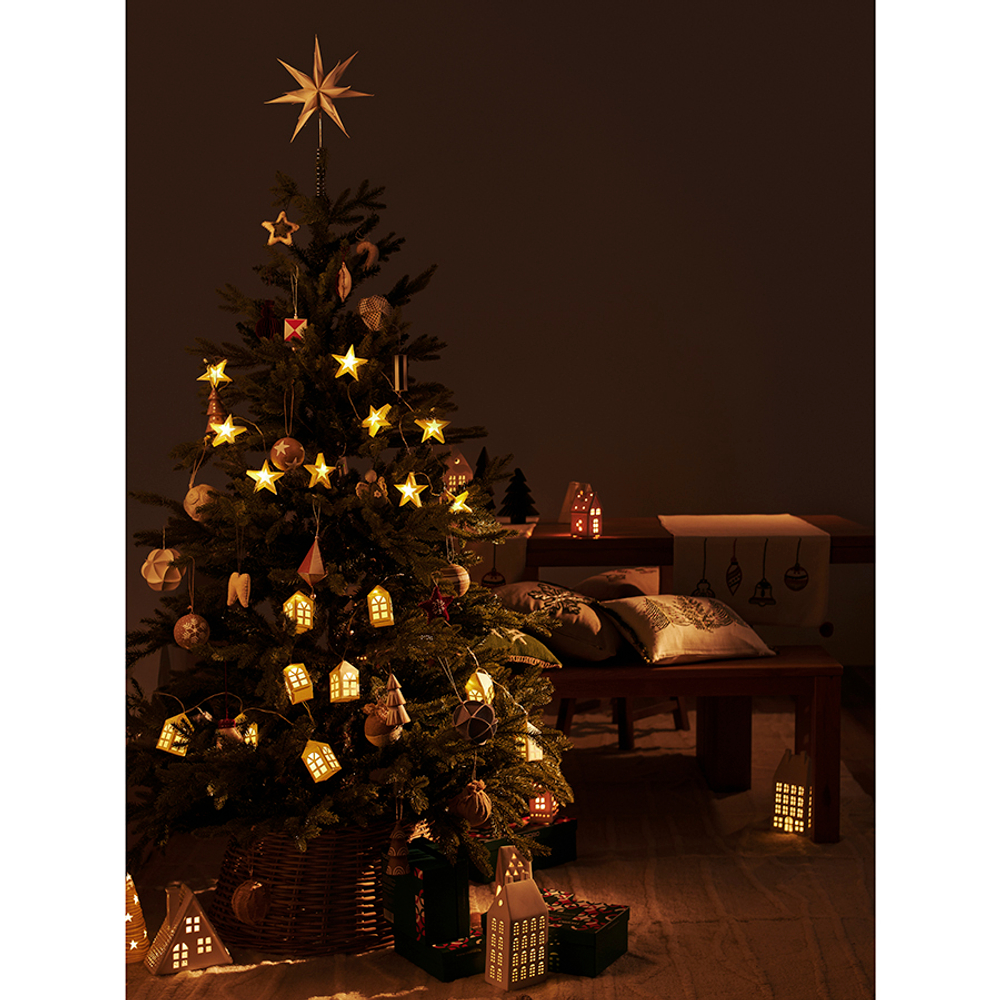 Набор елочных шаров zero waste из джута из коллекции new year essential, 4 шт.