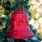 игрушка на елку «Колокольчик с узором»