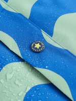 Куртка непромокаемая с капюшоном для мальчика Next E45-739, Синий, Хаки