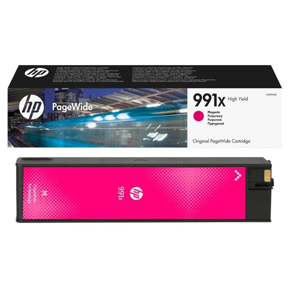 Картридж HP 991X (M0J94AE) для PageWide 774/779/750/755/772/777 пурпурный (16k)