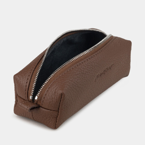 Ключница Coffre из кожи теленка, цвета шоколад