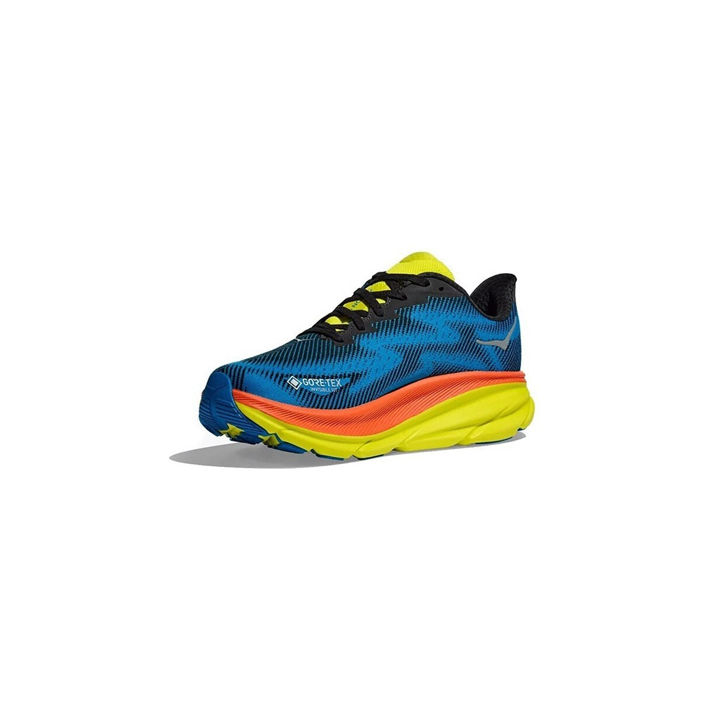 Кроссовки женские HOKA U CLIFTON 9 GTX Black / Diva Blue