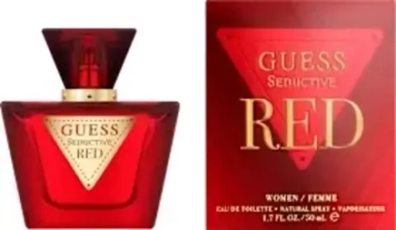 Сeductive Red Eau de Toilette Guess с древесно-цитрусовым ароматом 50 ml