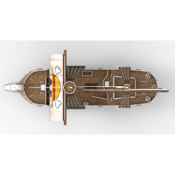 Пазл 3D Revell One Piece 00270 Корабль Going Merry 112 элементов 00270 — фото 4