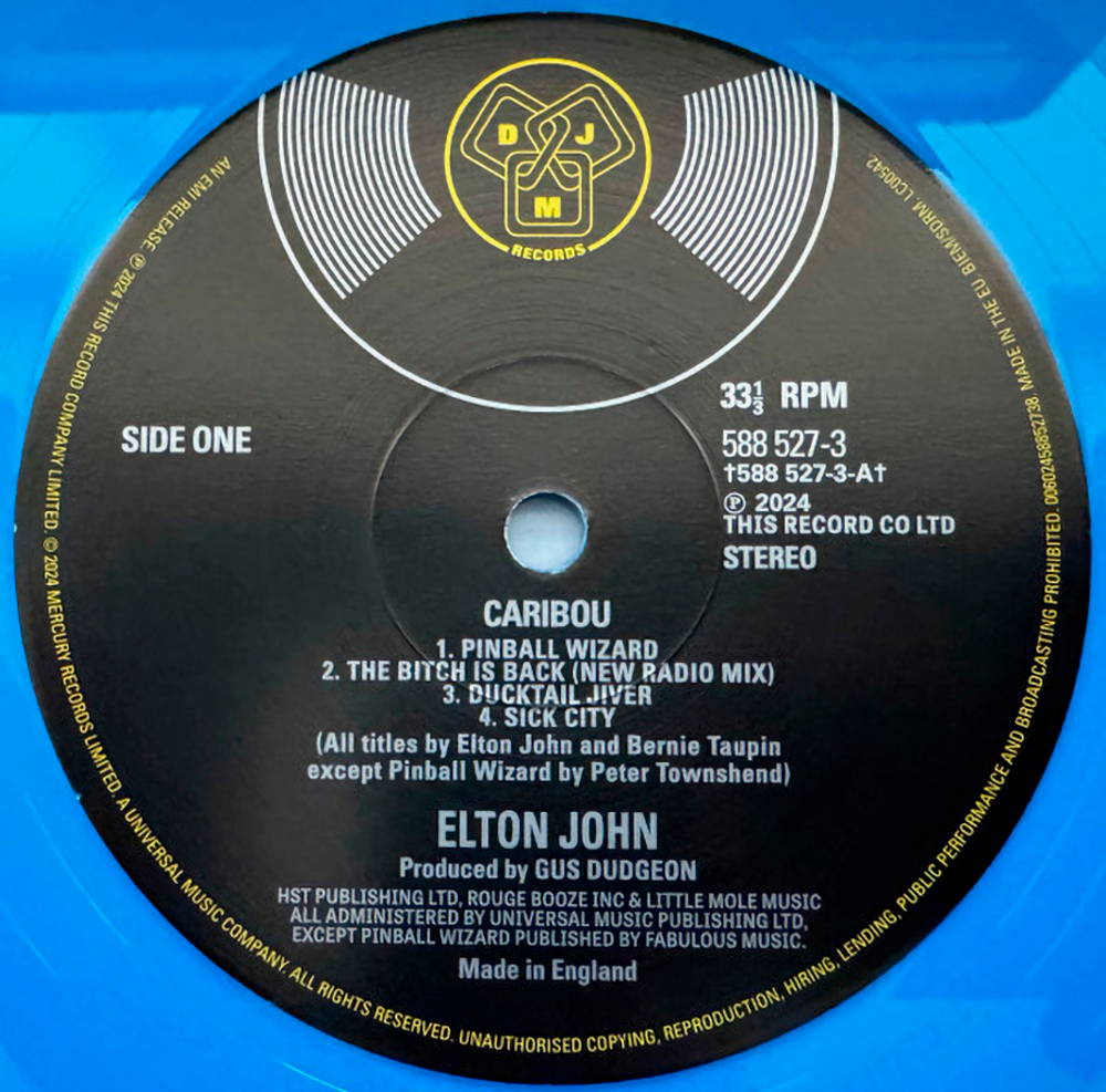 Elton John / Caribou (Coloured Vinyl)(2LP)