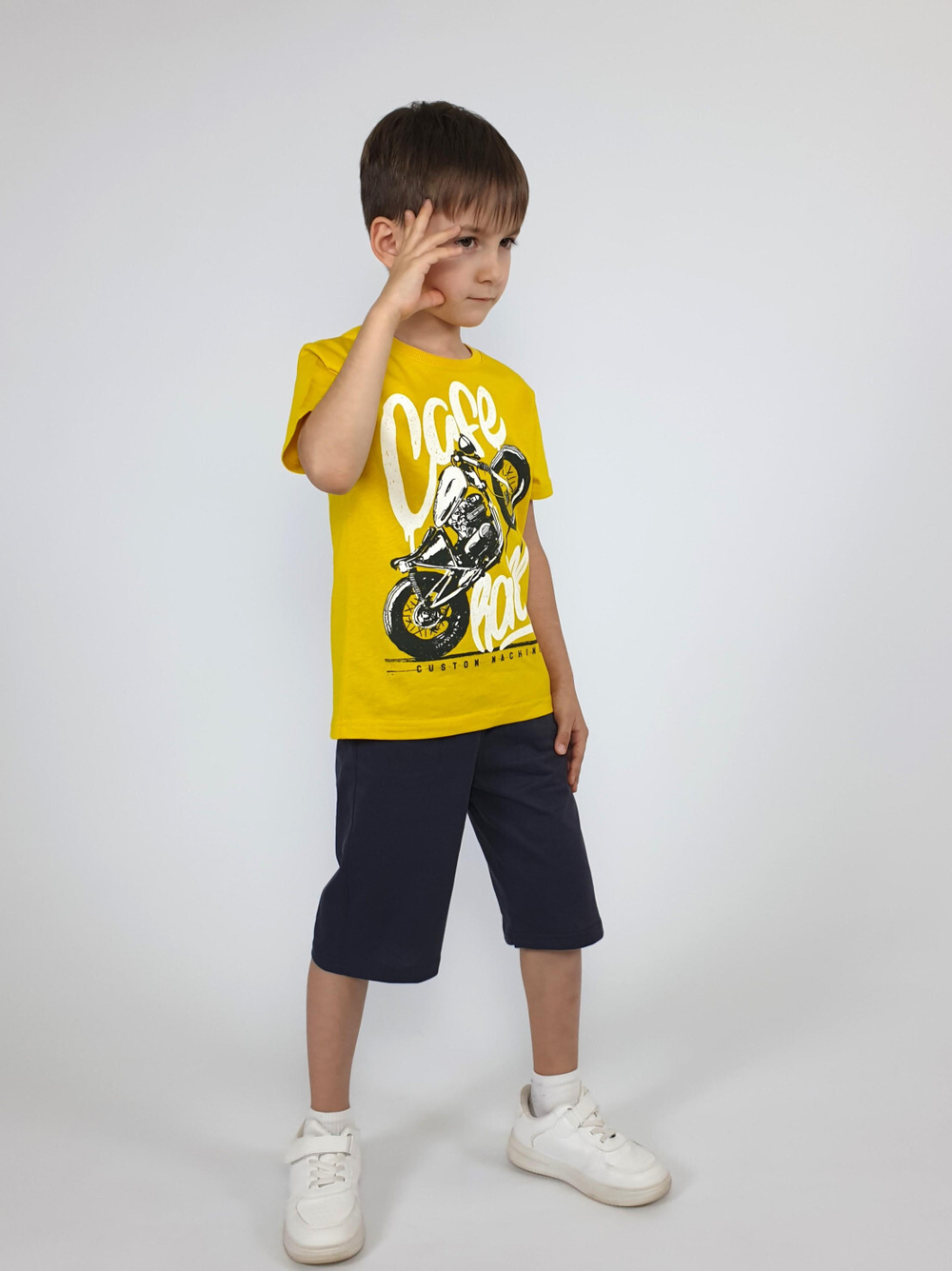 01-154-1 Комплект для мальчика (джемпер+шорты)