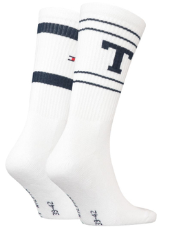 Теннисные носки Tommy Hilfiger Sock Sport Patch 2P - white