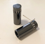 Карниз для штор "Ксантос" d19/19 мм двухрядный, цвет черный никель