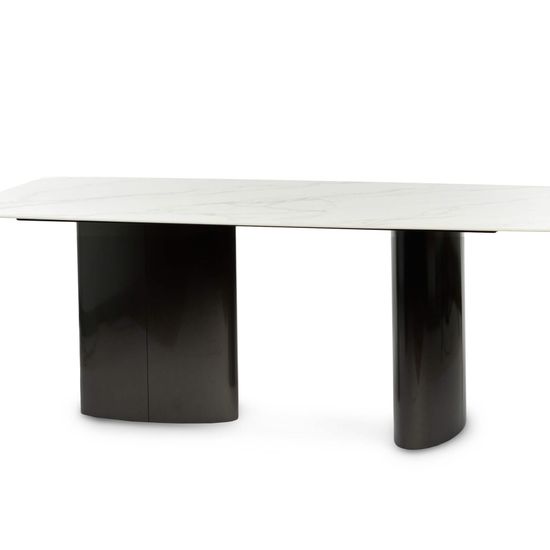 Обеденный стол Arrell 200х100 стальные ножки и керамическая столешница