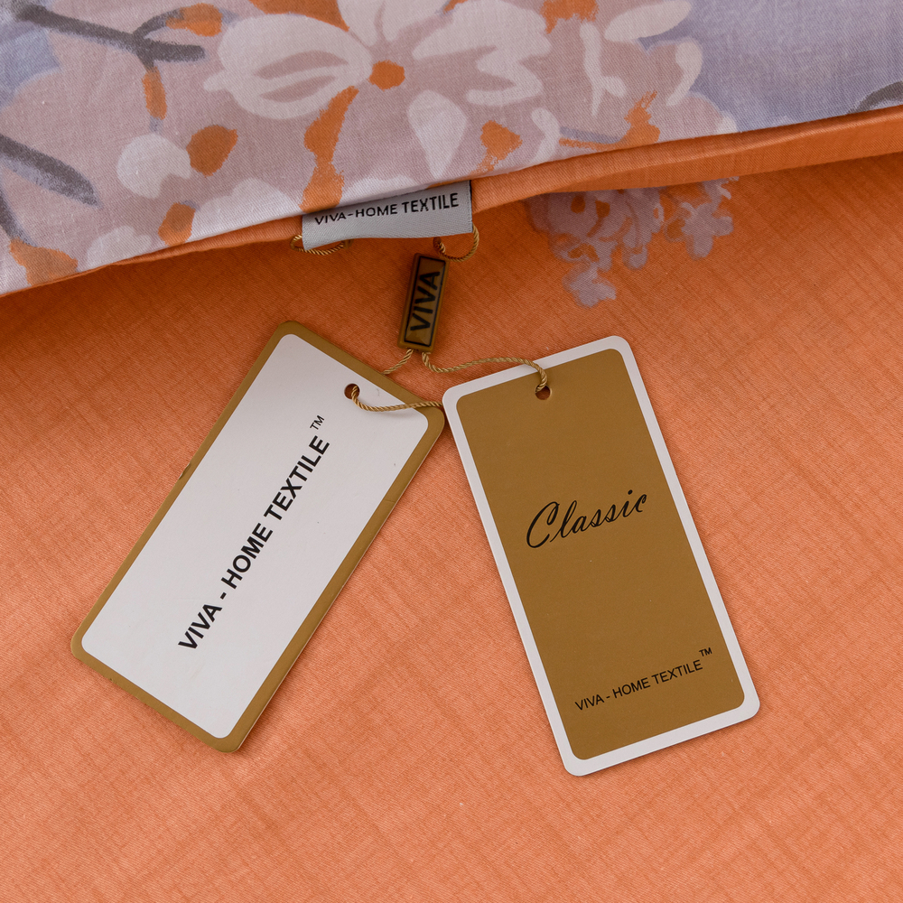 Комплект постельного белья Делюкс Сатин 100% хлопок на резинке LR450