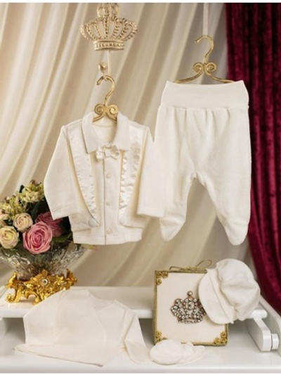 Комплект 5 предметов жакет фрак с кепкой 241-в-5пф