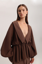 Блуза с баской