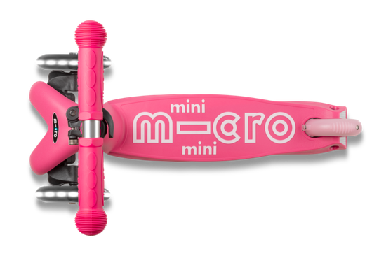 Самокат Mini Micro Deluxe LED Розовый