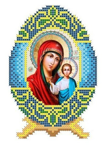П-004 Яйцо Пасхальное, Богородица