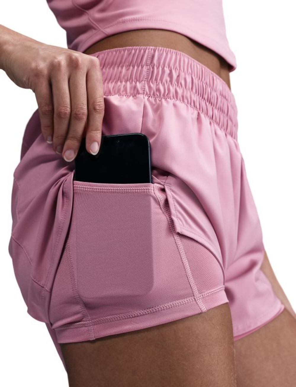 Женские Шорты теннисные Nike Dri-Fit One 2-in-1 - Розовый