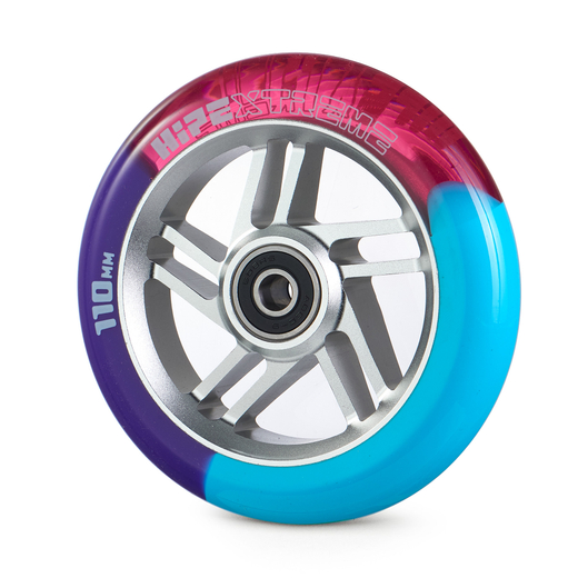 Колесо HIPExtreme H5 mix 110*24 мм, серебро/розовый/голубой/фиолетовый