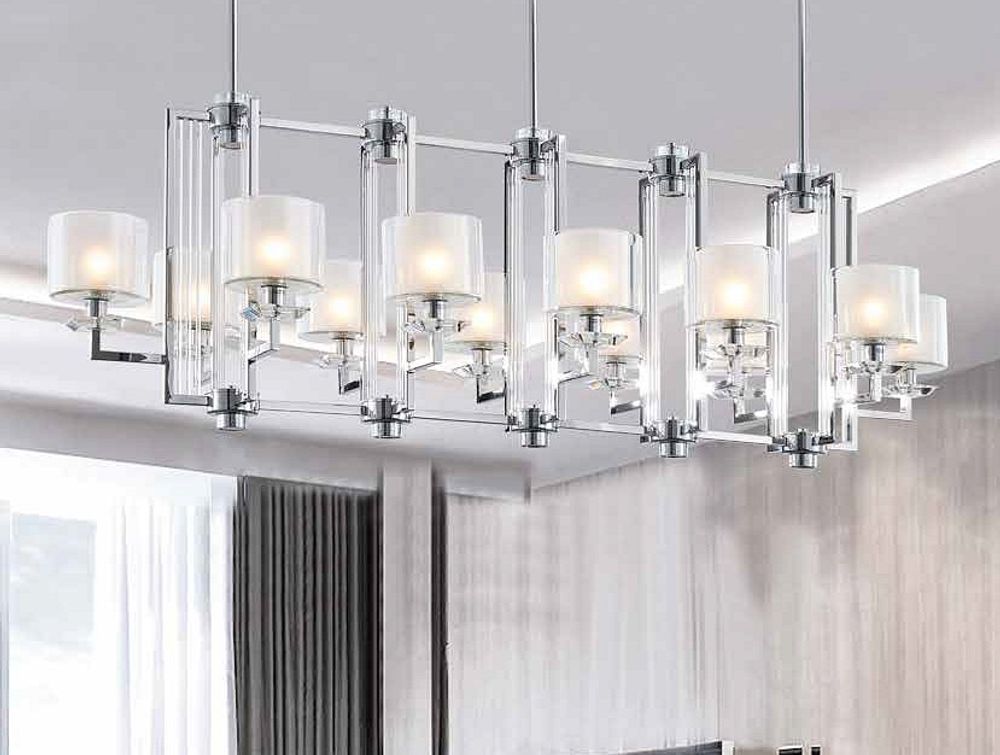 Люстра на штанге Newport 4400 4408+4/S chrome