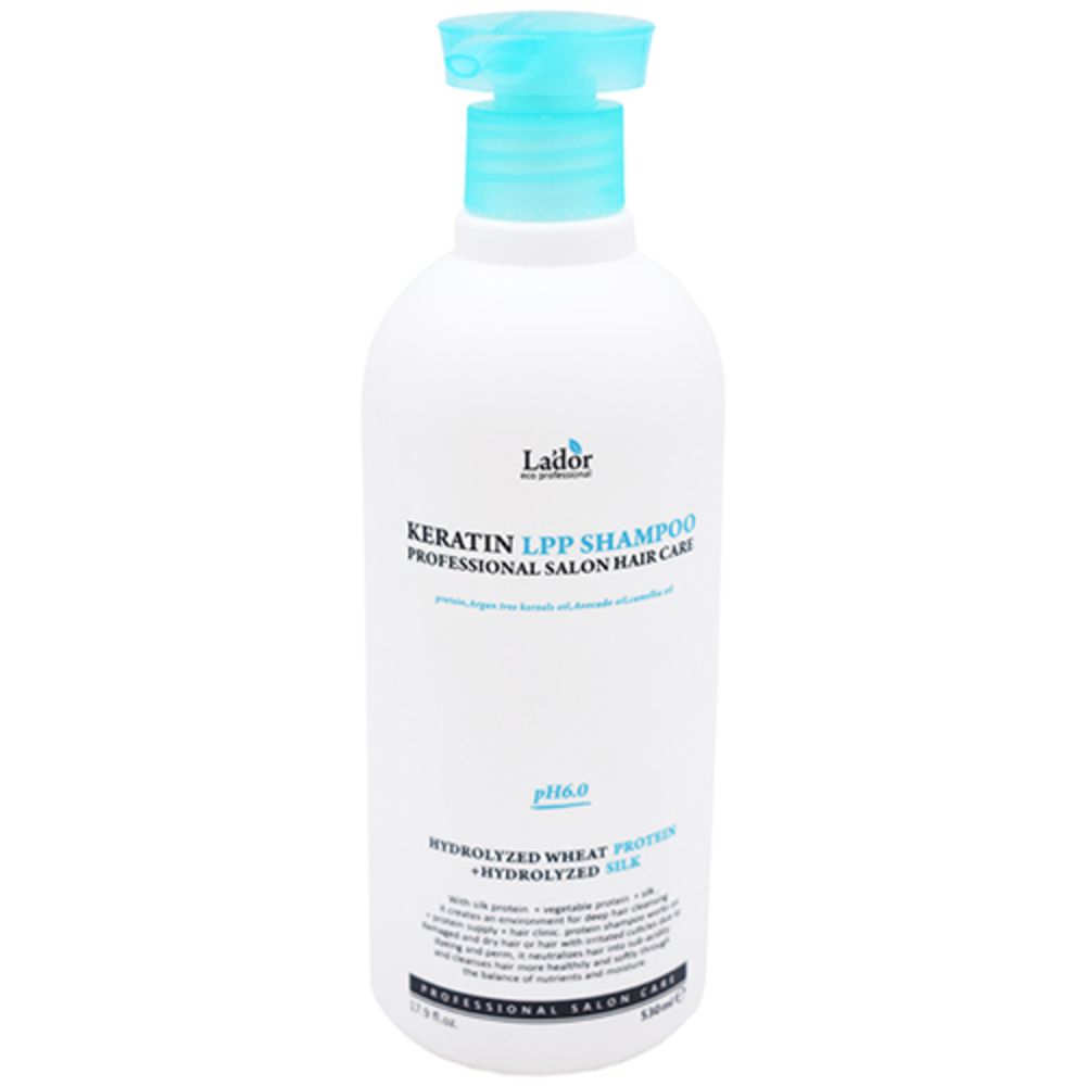 Lador Keratin LPP Shampoo Feige Беcсульфатный протеиновый шампунь для волос с кератином с ароматом инжира