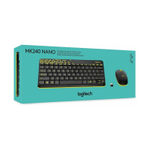Комплект Logitech MK240 Wireless Desktop (клавиатура+мышь) USB, Black, 920-008213