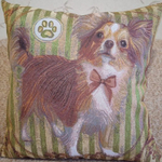Гобеленовая наволочка "D. ЧИХУАХУА", Россия.