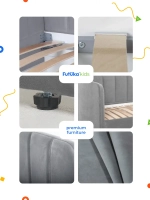 Диван - кровать 160х80 см Stitch ткань Микровелюр